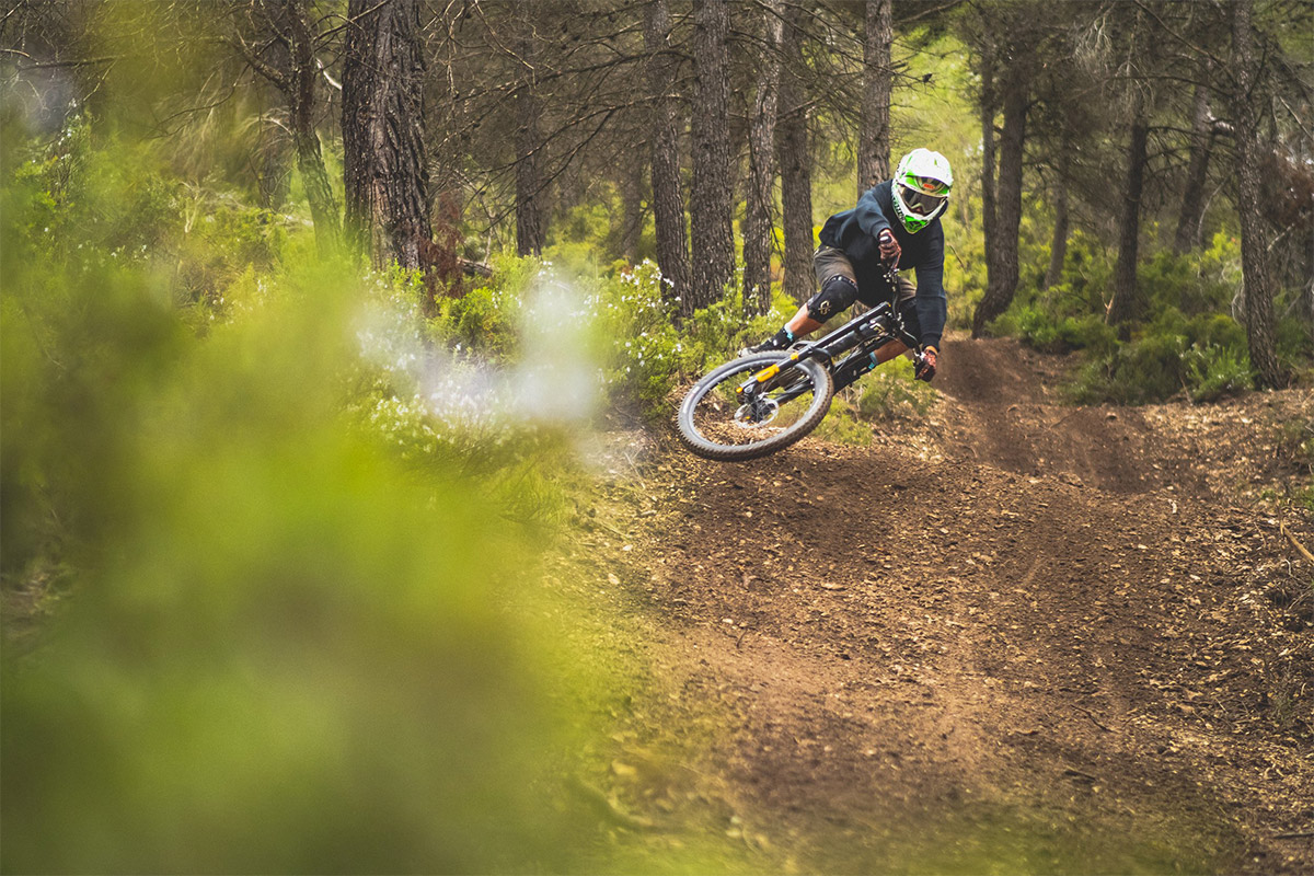 experiencia en L'Alqueria del Pilar: bike-park con e-bike